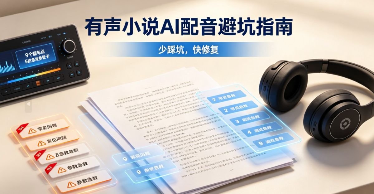 有声小说AI配音放坑指南