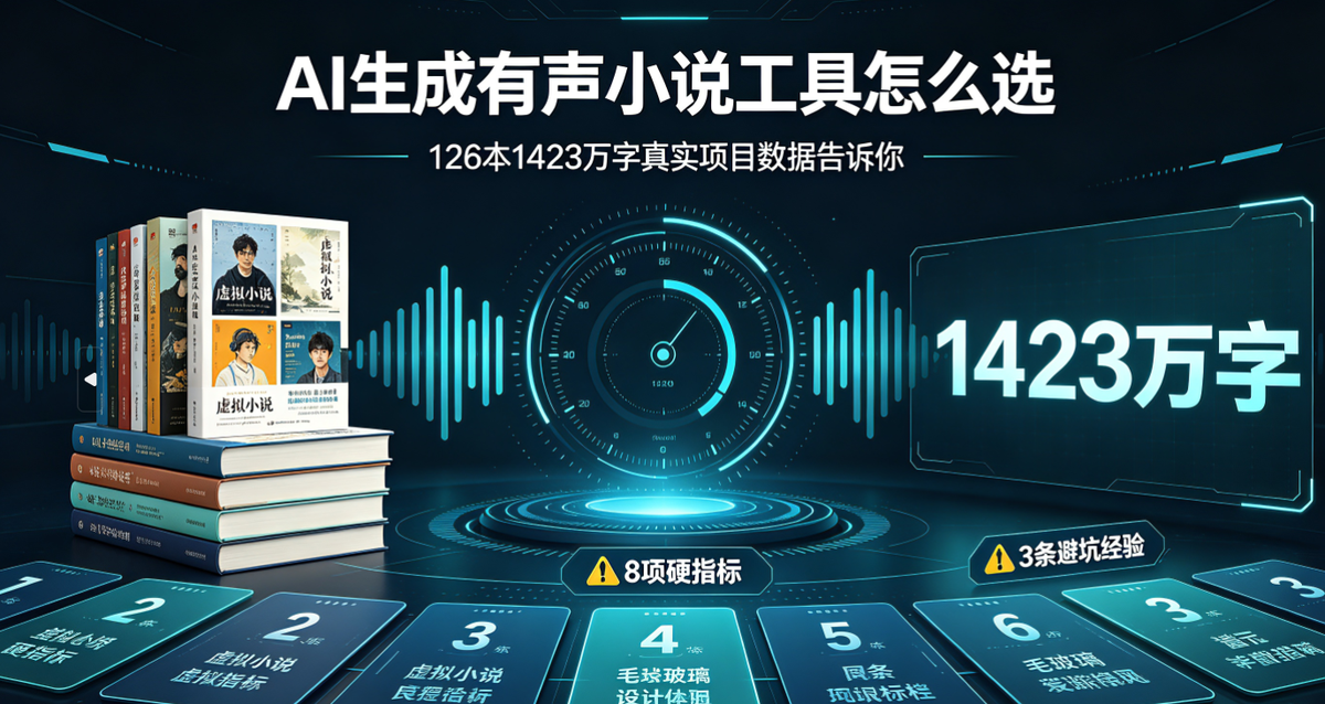 AI有声小说工具的选择经验